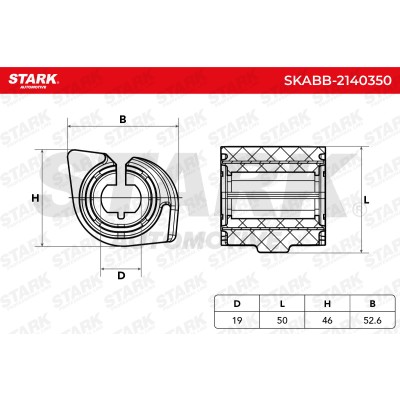 Tuleja Stabilizatora Stark SKABB-2140350 SKABB-2140350 - foto 5