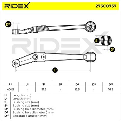 Wahacz RIDEX 273C0737 273C0737 - foto 5