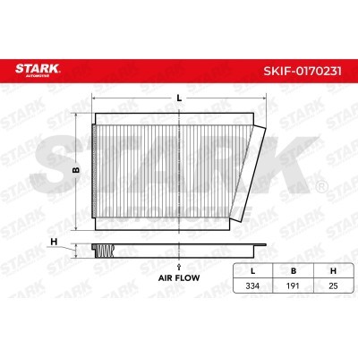 Filtr Kabinowy Stark SKIF-0170231 SKIF-0170231 - foto 3