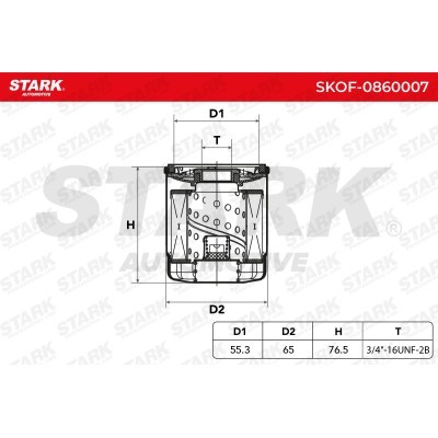 Filtr Oleju Stark SKOF-0860007 SKOF-0860007 - foto 5