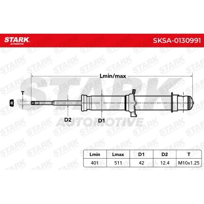 Amortyzator Stark SKSA-0130991 SKSA-0130991 - foto 3