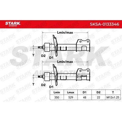 Amortyzator Stark SKSA-0133346 SKSA-0133346 - foto 6