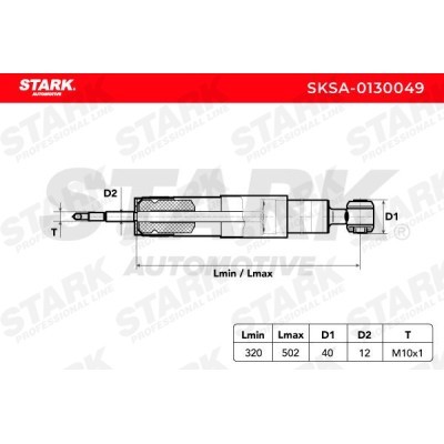 Amortyzator Stark SKSA-0130049 SKSA-0130049 - foto 3