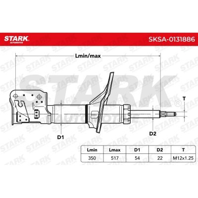 Amortyzator Stark SKSA-0131886 SKSA-0131886 - foto 3