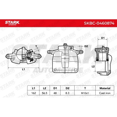 Zacisk Hamulcowy Stark SKBC-0460874 SKBC-0460874 - foto 6