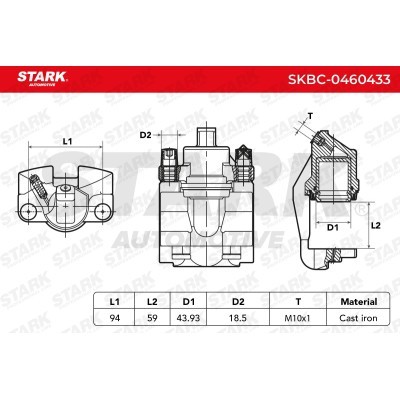Zacisk Hamulcowy Stark SKBC-0460433 SKBC-0460433 - foto 7