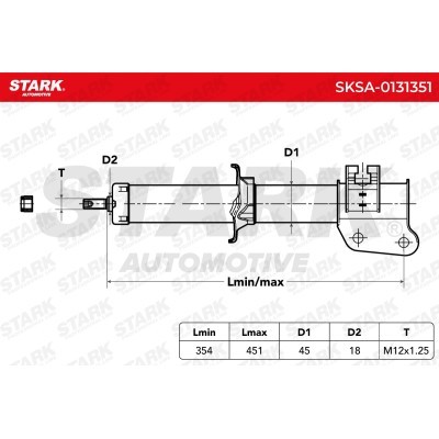 Amortyzator Stark SKSA-0131351 SKSA-0131351 - foto 3