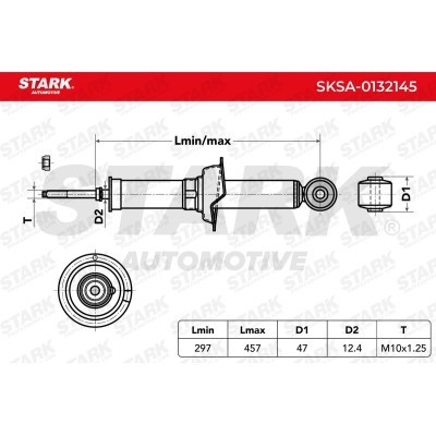 Amortyzator Stark SKSA-0132145 SKSA-0132145 - foto 5