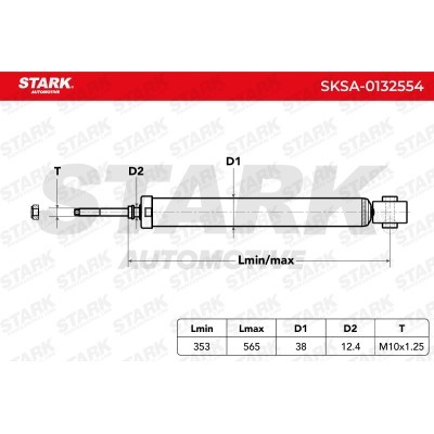 Amortyzator Stark SKSA-0132554 SKSA-0132554 - foto 3