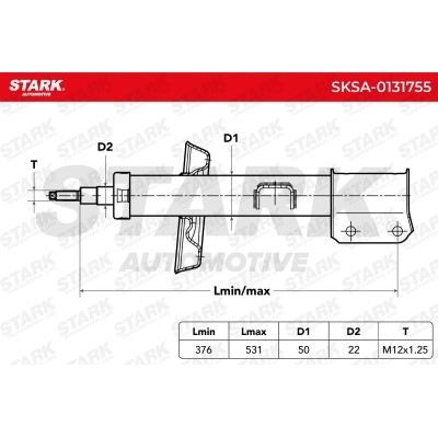 Amortyzator Stark SKSA-0131755 SKSA-0131755 - foto 3