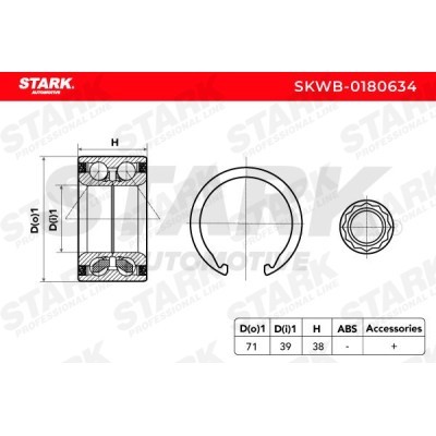 Łożysko Koła Stark SKWB-0180634 SKWB-0180634 - foto 2