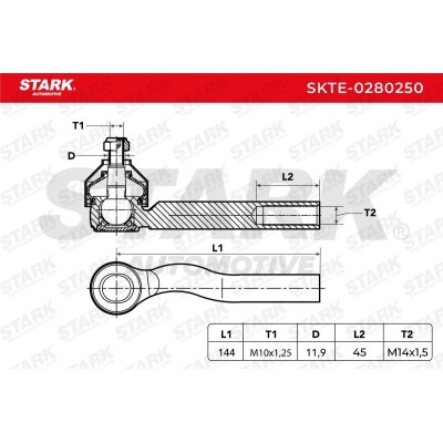 Końcówka drążka kierowniczego Stark SKTE-0280250 SKTE-0280250 - foto 4