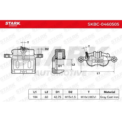 Zacisk Hamulcowy Stark SKBC-0460505 SKBC-0460505 - foto 6