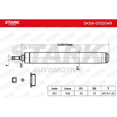 Amortyzator Stark SKSA-0132049 SKSA-0132049 - foto 3