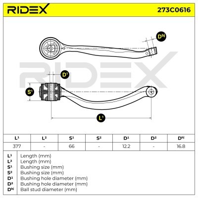 Wahacz RIDEX 273C0616 273C0616 - foto 6