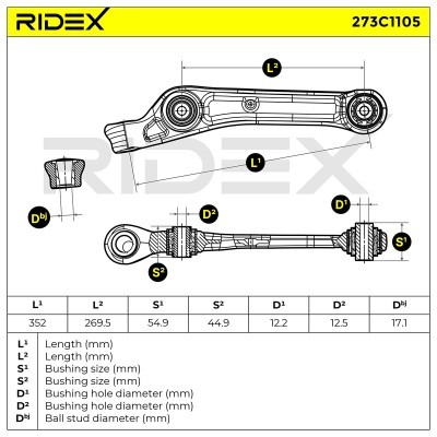 Wahacz RIDEX 273C1105 273C1105 - foto 7