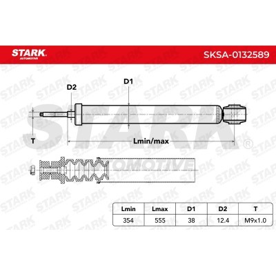Amortyzator Stark SKSA-0132589 SKSA-0132589 - foto 12