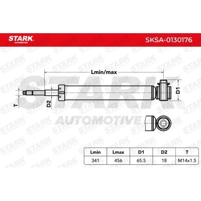 Amortyzator Stark SKSA-0130176 SKSA-0130176 - foto 3
