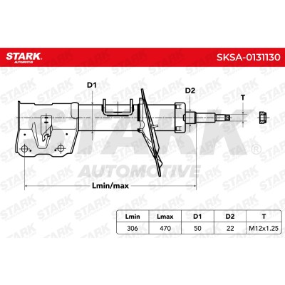 Amortyzator Stark SKSA-0131130 SKSA-0131130 - foto 5