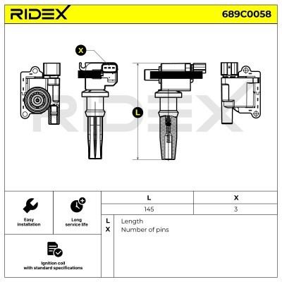 Cewka Zapłonowa RIDEX 689C0058 689C0058 - foto 5
