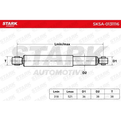 Amortyzator Stark SKSA-0131116 SKSA-0131116 - foto 3