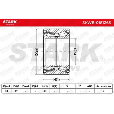 Łożysko Koła Stark SKWB-0181265 SKWB-0181265 - foto 5