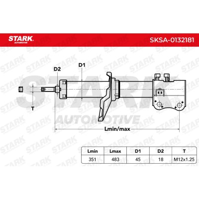 Amortyzator Stark SKSA-0132181 SKSA-0132181 - foto 5