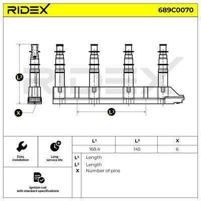 Cewka Zapłonowa RIDEX 689C0070 689C0070 - foto 5