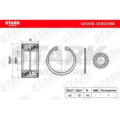 Łożysko Koła Stark SKWB-0180098 SKWB-0180098 - foto 6