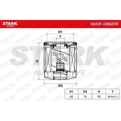 Filtr Oleju Stark SKOF-0860111 SKOF-0860111 - foto 5