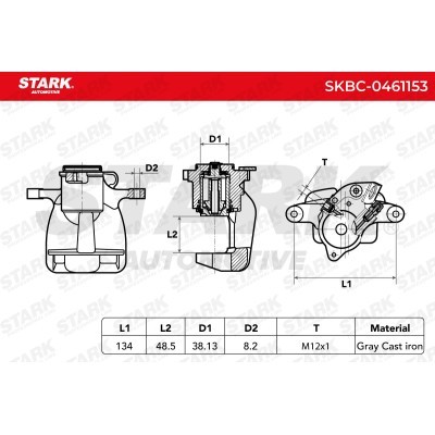 Zacisk Hamulcowy Stark SKBC-0461153 SKBC-0461153 - foto 6
