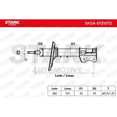 Amortyzator Stark SKSA-0131072 SKSA-0131072 - foto 3