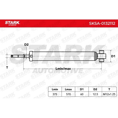Amortyzator Stark SKSA-0132112 SKSA-0132112 - foto 3