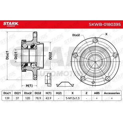 Łożysko Koła Stark SKWB-0180395 SKWB-0180395 - foto 3