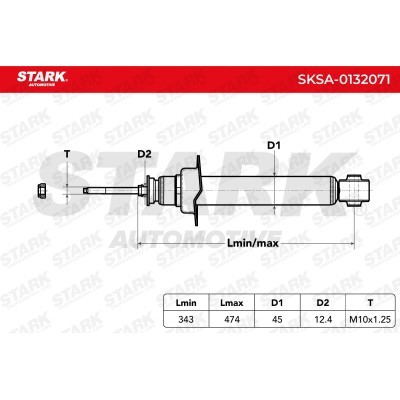 Amortyzator Stark SKSA-0132071 SKSA-0132071 - foto 3