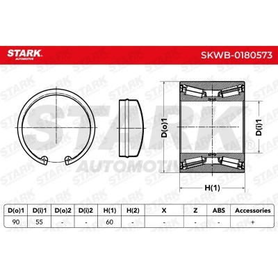 Łożysko Koła Stark SKWB-0180573 SKWB-0180573 - foto 3