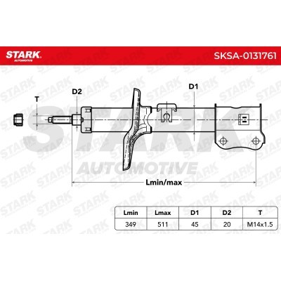 Amortyzator Stark SKSA-0131761 SKSA-0131761 - foto 3