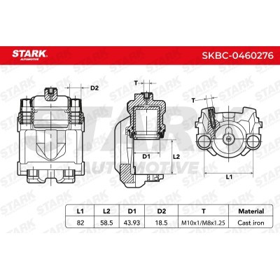 Zacisk Hamulcowy Stark SKBC-0460276 SKBC-0460276 - foto 6
