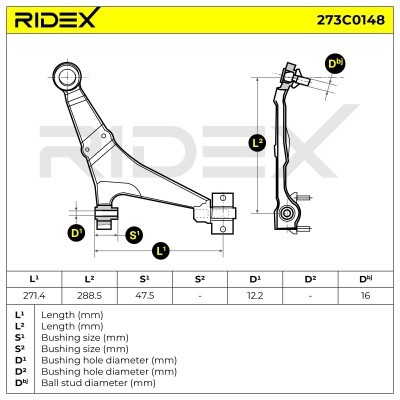 Wahacz RIDEX 273C0148 273C0148 - foto 4