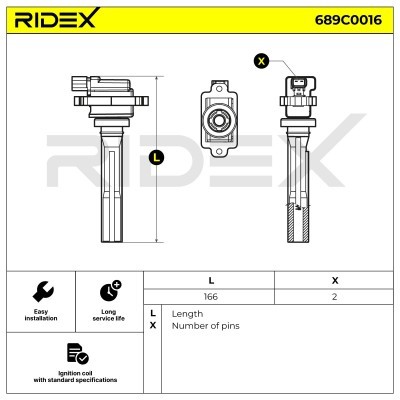 Cewka Zapłonowa RIDEX 689C0016 689C0016 - foto 5