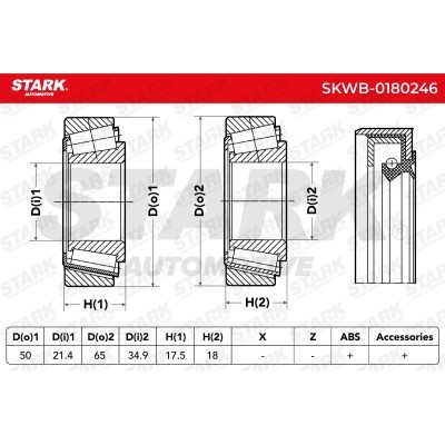 Łożysko Koła Stark SKWB-0180246 SKWB-0180246 - foto 4