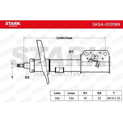 Amortyzator Stark SKSA-0131189 SKSA-0131189 - foto 3