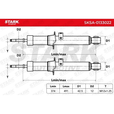 Amortyzator Stark SKSA-0133022 SKSA-0133022 - foto 5