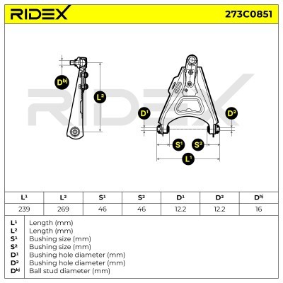Wahacz RIDEX 273C0851 273C0851 - foto 8