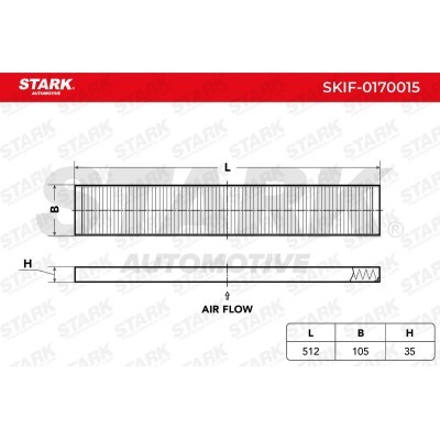 Filtr Kabinowy Stark SKIF-0170015 SKIF-0170015 - foto 3