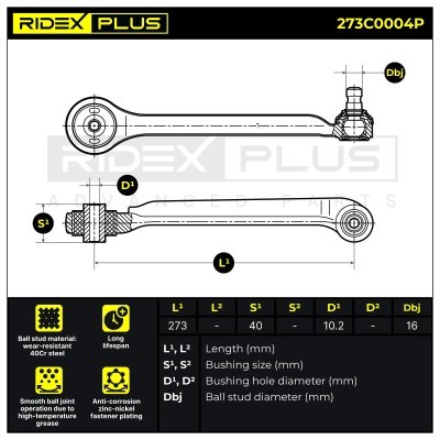 Wahacz RIDEX 273C0004P 273C0004P - foto 7