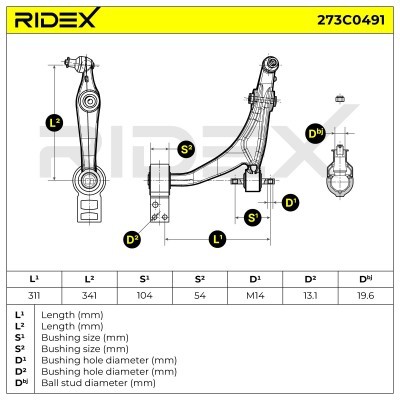 Wahacz RIDEX 273C0491 273C0491 - foto 4