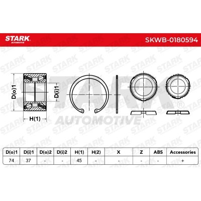Łożysko Koła Stark SKWB-0180594 SKWB-0180594 - foto 2