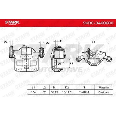 Zacisk Hamulcowy Stark SKBC-0460600 SKBC-0460600 - foto 5