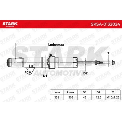 Amortyzator Stark SKSA-0132024 SKSA-0132024 - foto 8